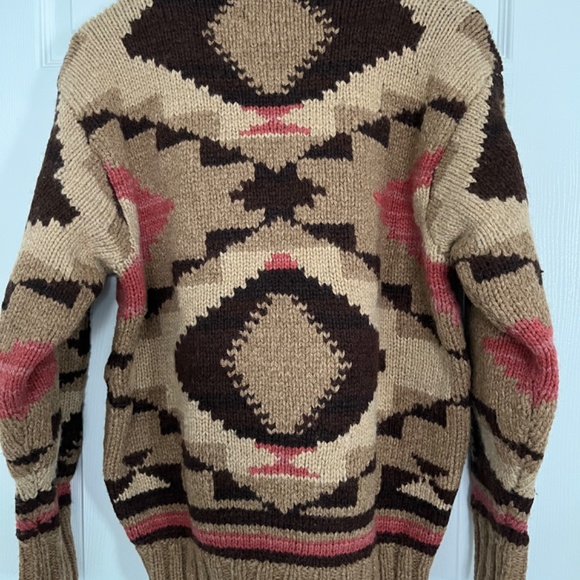 Rare 90s Vintage  Ralph Lauren Country sz L -100% wool sweater - Picture 3 of 3